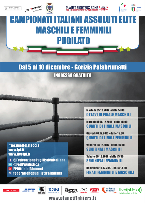 Assoluti M/F 2017 Gorizia 5-10 Dicembre: Elenco Atleti e Atlete Definitivo, domani il via #Assoluti2017