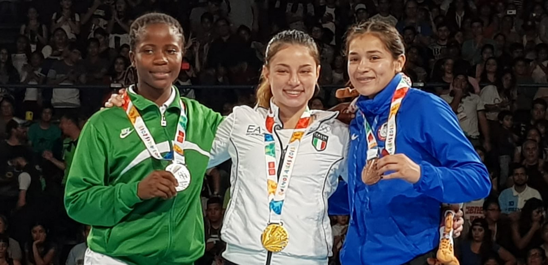 3° Olimpiadi giovanili Buenos Aires 2018: UNA STRATOSFERICA LA PIANA CONQUISTA L'ORO NEI 51 KG 