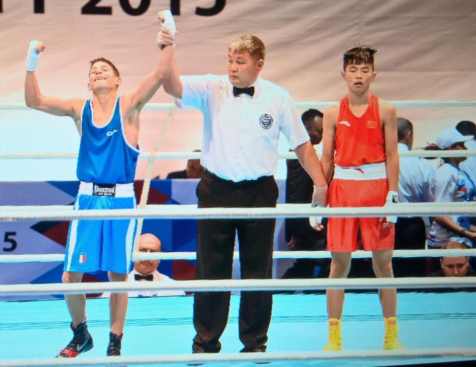 Cangelosi vola negli ottavi 50 Kg del Mondiale Junior di #StPetersburg15, Domani 4 giornata con due Azzurri sul ring #ItaBoxing #Noisiamoenergia