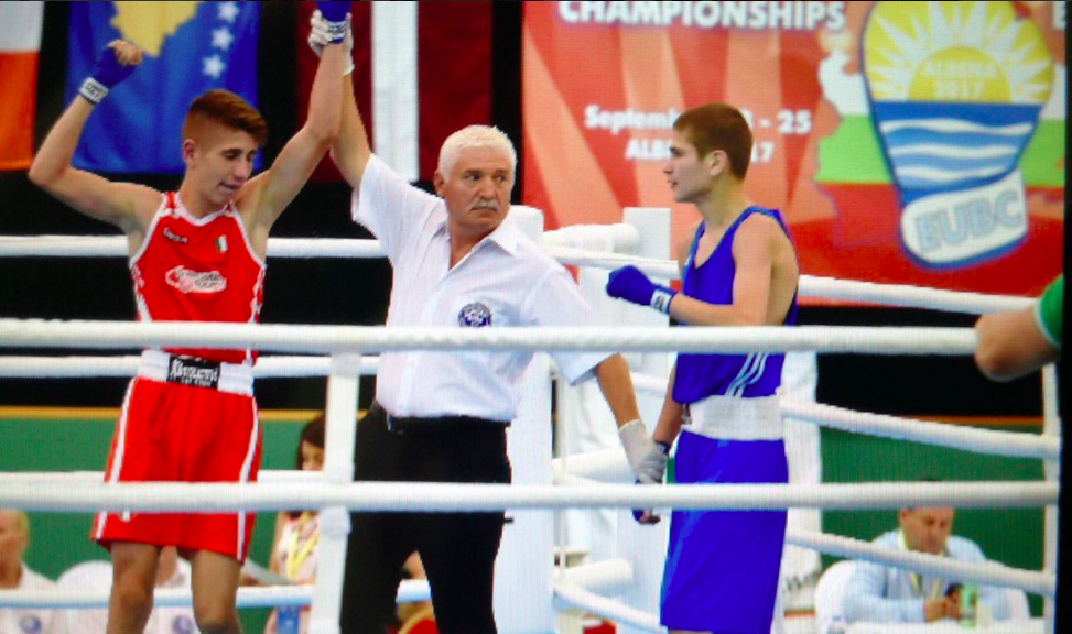 Europeo Junior Maschile 2017  Albena (Bulgaria) - Day 3: Salerno vola ai quarti 50 Kg  #ItaBoxing