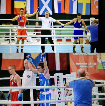 Europeo Junior Maschile 2017  Albena (Bulgaria) - Sanitni 52 Kg e Zdrinca 80 Kg nelle semifinali  #ItaBoxing