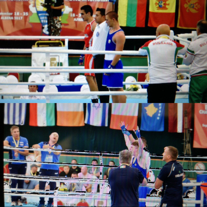 Europeo Junior Maschile 2017  Albena (Bulgaria) -  Due Bronzi per l'Italia grazie a Santini 52 Kg e Zdrinca 80 Kg #ItaBoxing