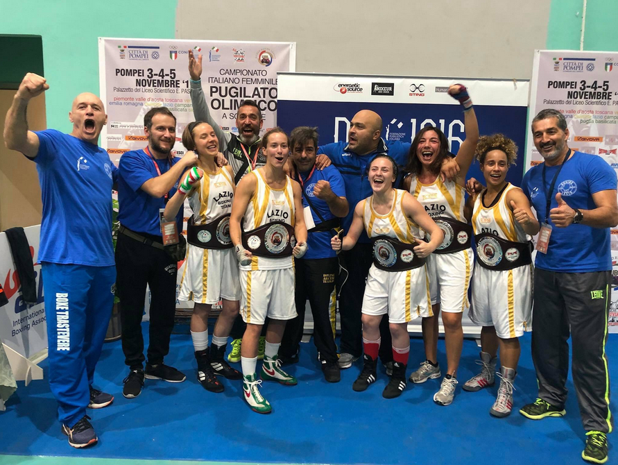 Women Boxing League 2017 Pompei 3-5 Novembre: Elite 1° Serie Vince la Campania, tra le 2° Serie Trionfo Lazio #WBL2017 #WBL