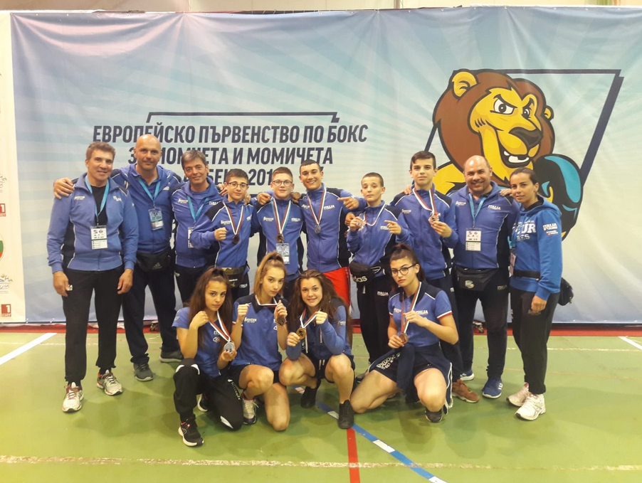 Euro SchoolBoy-Girl BOXING Championships 2018 - Grandi gli Azzurrini che chiudono con 1 Oro 2 Argenti e 6 Bronzi #ItaBoxing