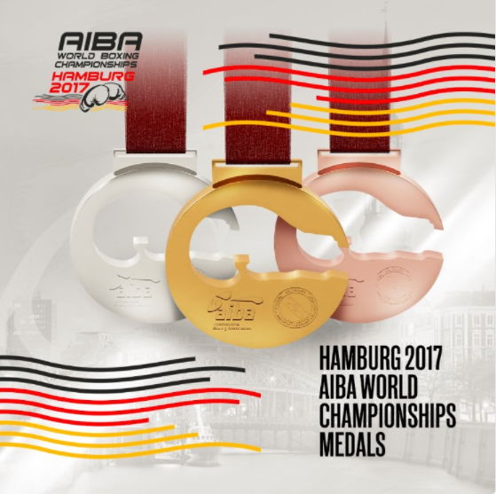 AIBA World Boxing championships Amburgo 2017 - Ecco le medaglie ufficiali #Boxing2017 #ItaBoxing