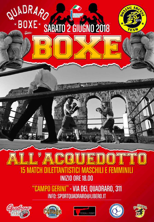 Sabato 2 Giugno a Roma Un Evento AOB con Pugili di tutte le qualifiche 