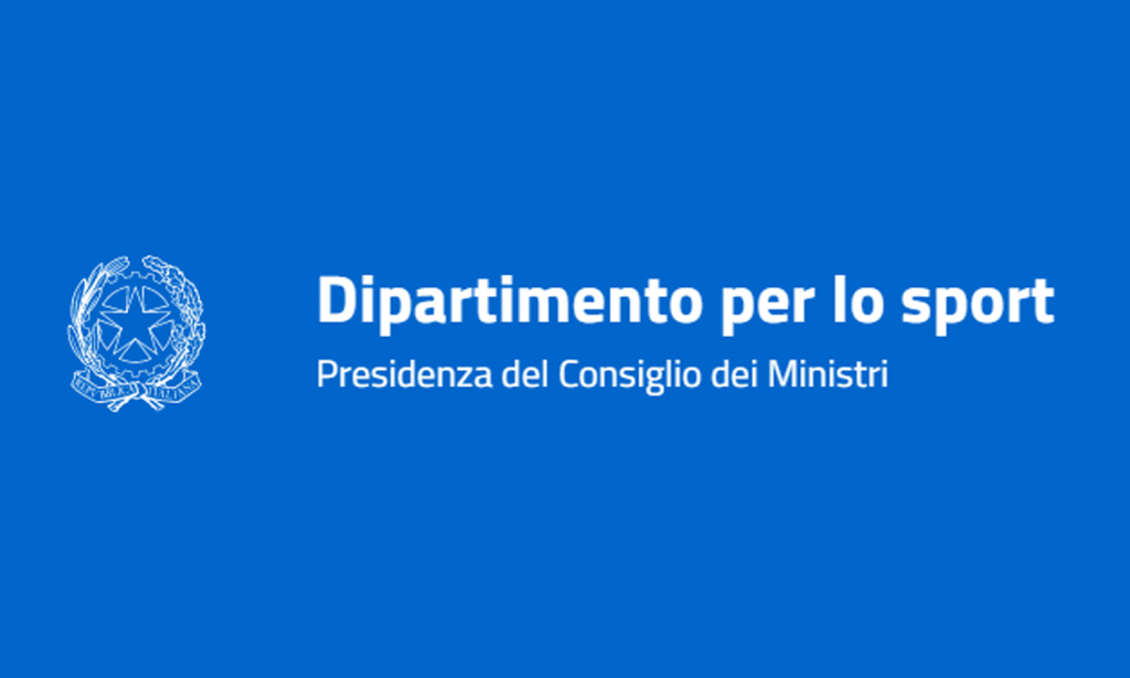 Diparimento per lo Sport: 1) INFO FONDO RISTORO SPESE SANITARIE E SANIFICAZIONE PER ASD 2) NUOVE LINEE GUIDA ORG. EVENTI SPORTIVI + ATTIVITA' BASE