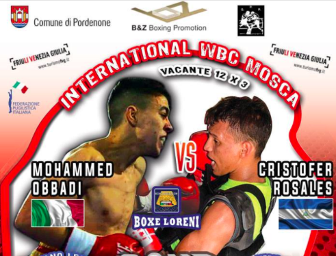 Domani Diretta su RaiSPort H 22.30 del match tra Obbadi e Rosales per il Titolo Int. WBC Mosca