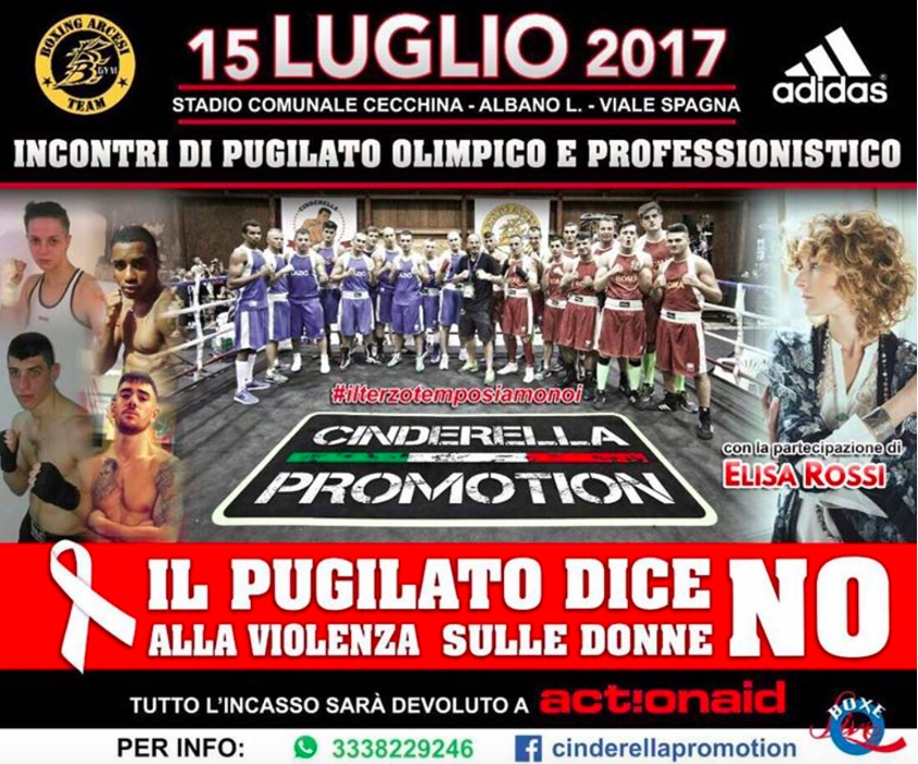 Il 15 Luglio ad Albano Laziale Sfida tra Team Boxe Lazio e Team Boxe Roma - Ricavato in Beneficenza