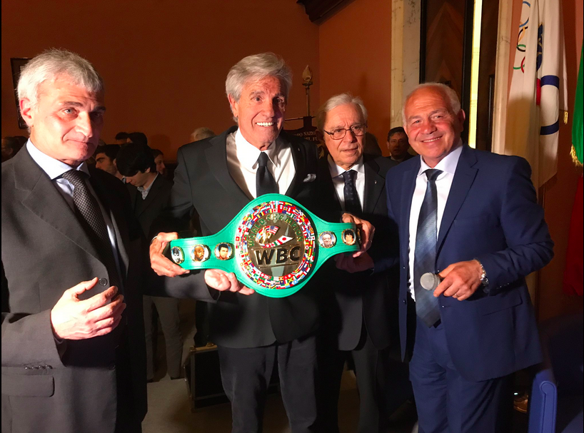 La FPI ha conferito a Nino Benvenuti la nomina di Ambasciatore della Boxe Italiana nel Mondo