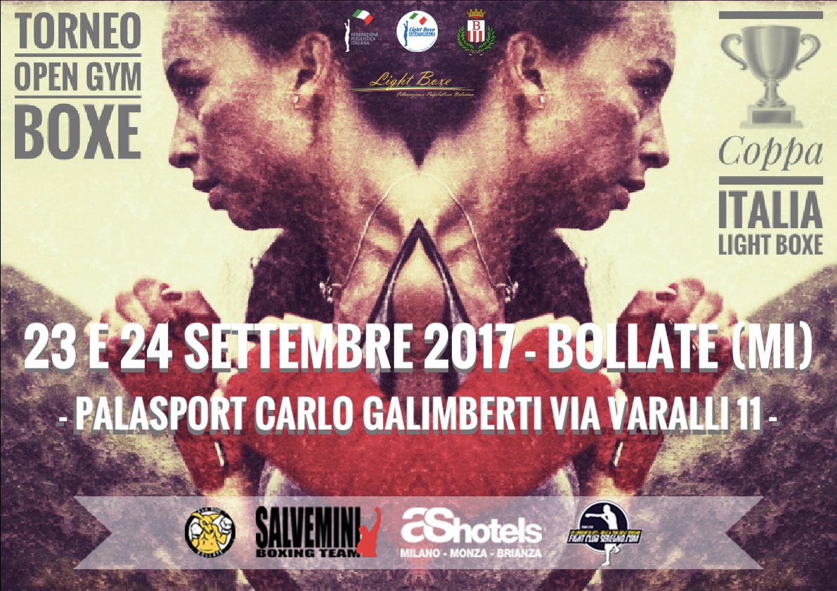 COPPA ITALIA LIGHT BOXE 2017 & Torneo OPEN GYM BOXE - Elenco Iscritti