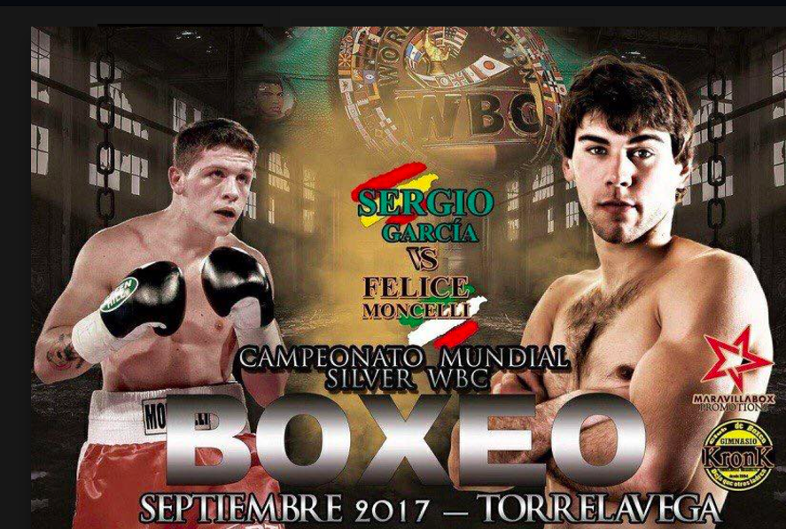 Il 22 Settembre in Spagna Moncelli contro Garcia per il Titolo Mondiale WBC Silver Welter 