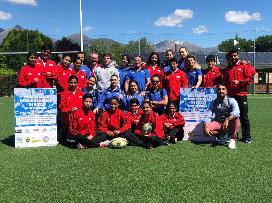 Presentata a Biella la doppia sfida tra le Azzurre e l'India #ItaBoxing