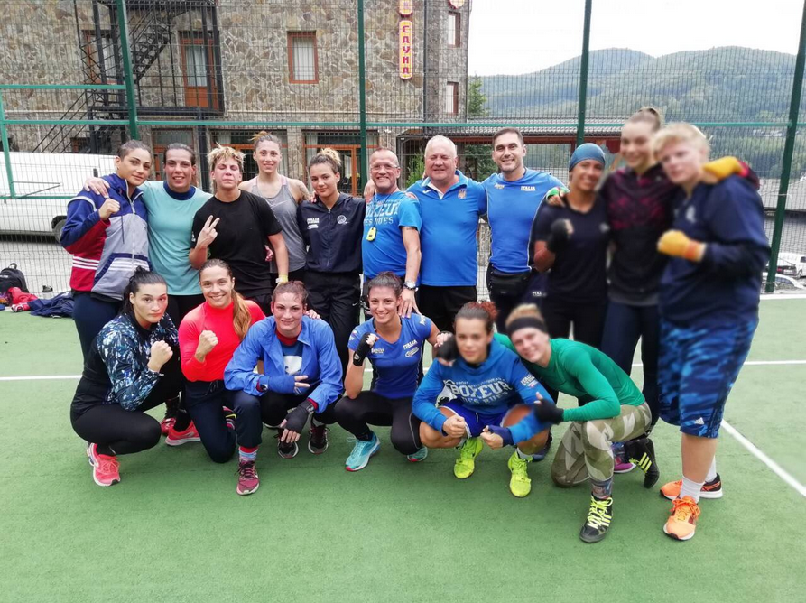 Azzurre Elite in allenamento in Ucraina #ItaBoxing