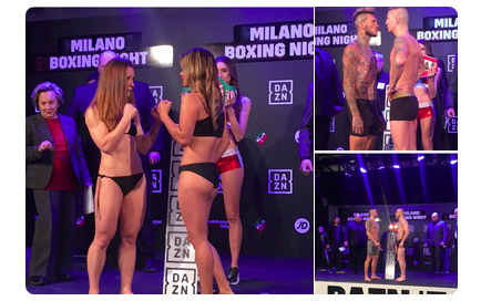 Milano Boxing Night: I Pesi ufficiali della grande serata di Domani targata Opi82, Matchroom e Dazn 