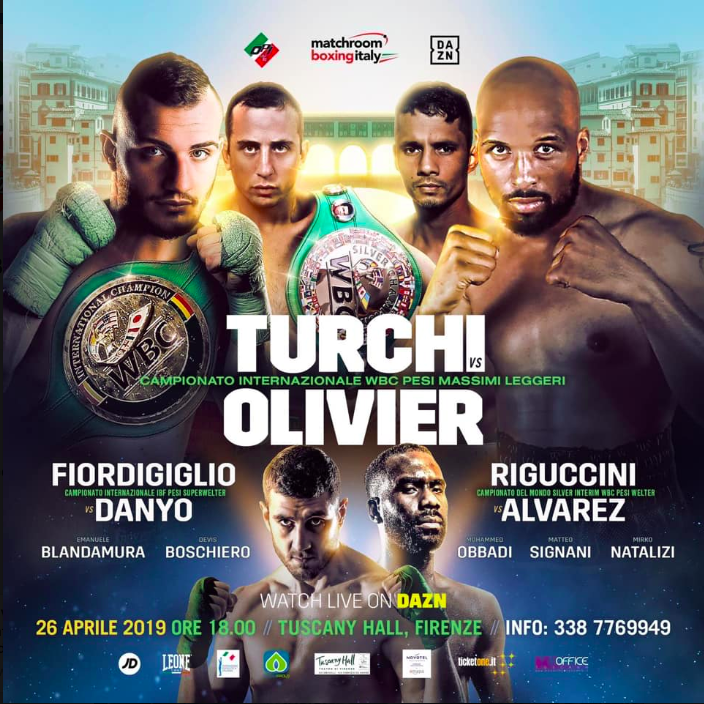 Il 26 Aprile a Firenze nuovo evento targato OPI 82 & Matchroom live su DAZN