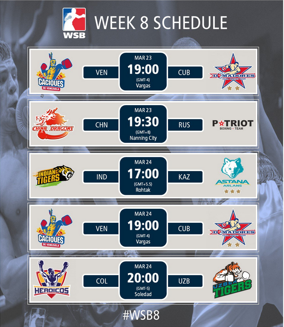 WSB8 - Programma 8° Giornata, la Thunder tornerà sul ring il 6 aprile vs France Fighting Roosters 