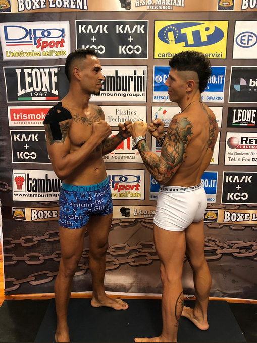 Peso fatto a Sequals! Domani la sfida Khalladi vs Matano per il Titolo Mediterraneo IBF Welter #ProBoxe