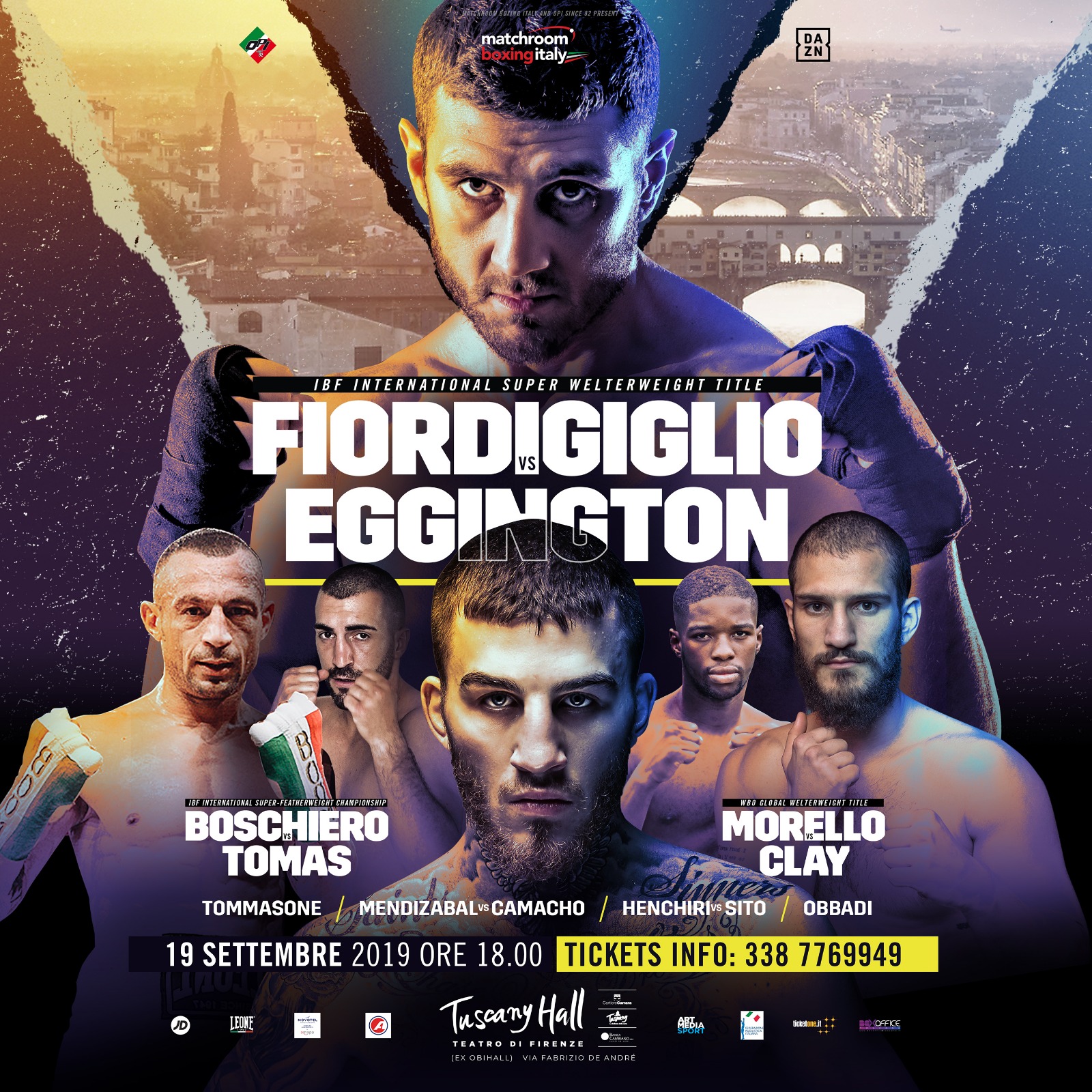 Sam Eggington: “A Firenze non sarà facile, ma vincerò!”