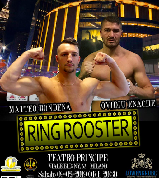 Matteo Rondena: “Combatto a Ring Rooster per rilanciarmi, voglio diventare campione d’Italia dei pesi massimi leggeri”