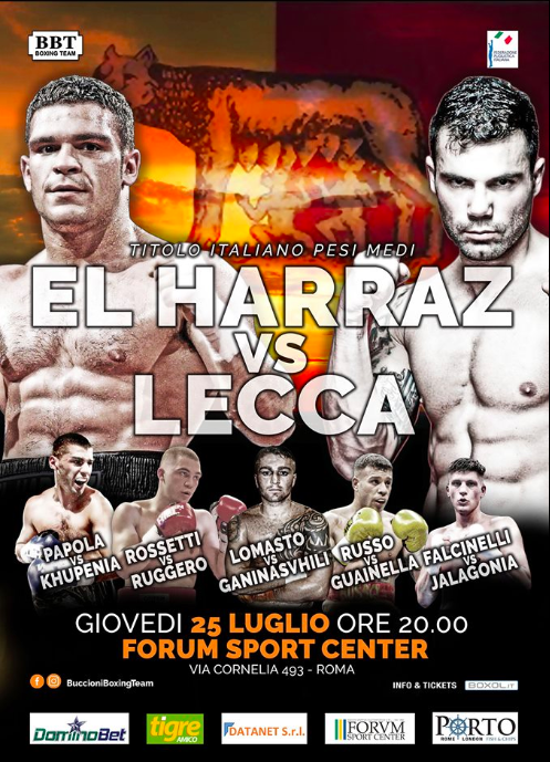 Serata di derby quella del 25 Luglio organizzata dalla BBT Boxing Team