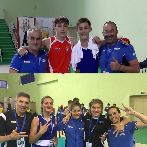 Europei SchoolBoy-Schoolgirl 2019 Tblisi (Georgia) - 5 Azzurri volano nelle finali, 4 si mettono al collo il Bronzo   #ItaBoxing