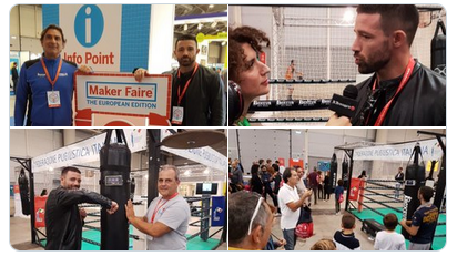 Ultimo giorno con Giovanni De Carolis nello Stand FPI Maker Faire 2019 