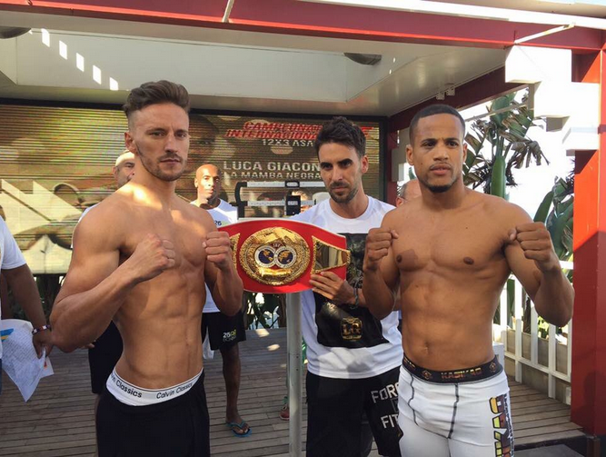 Domani a Malaga Giacon vs O'Maison per il Titolo Int. Pesi Superleggeri IBF #ProBoxing