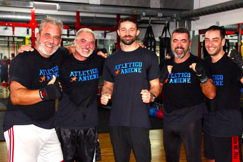 All'Atletico Aniene LEzioni Pugilistiche con il Campionissimo De Carolis 