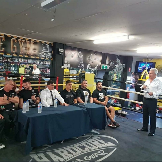 Ieri a Sydney la Conferenza Stampa di presentazione del Big MAtch De Carolis vs Akkawy #ProBoxing