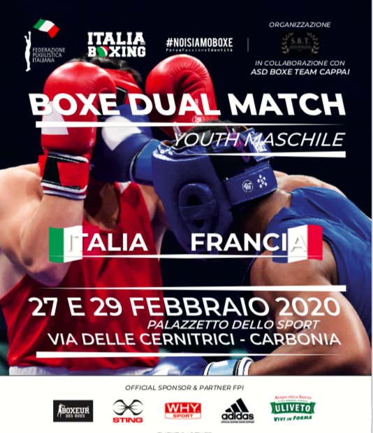 Il 27 e 29 Febbraio a Carbonia gli Azzurri Youth sfidano la Francia #Itaboxing