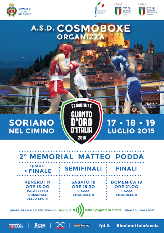 #GuantoOroF2015 - Soriano del Cimino 17-19 Luglio: Numeri e Info sulla 3° Edizione del Guanto Femminile 