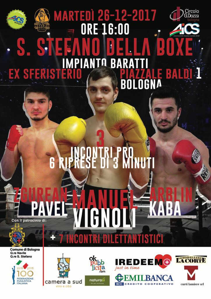 Santo Stefano della Boxe a Bologna il 26 Dicembre a partire dalle 16 