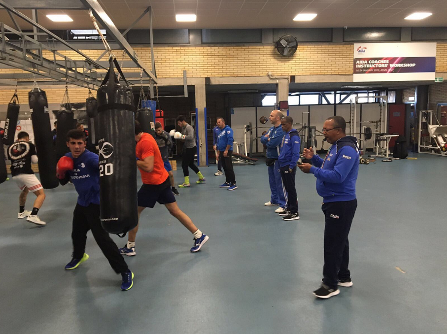 Azzurri Under 22 in allenamento in quel di Assisi #ItaBoxing