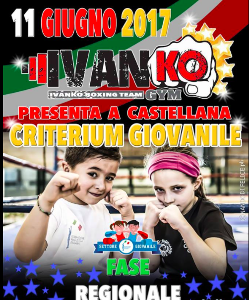 11 Giugno a Castellana Criterium del CR FPI Abruzzo valevole come Fase Regionale della Coppa CONI #GiovanileFPI