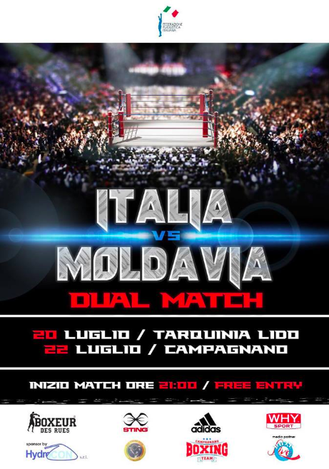 Il 20-22 Luglio a Tarquinia Doppia Sfida tra Italia e Moldavia #ItaBoxing