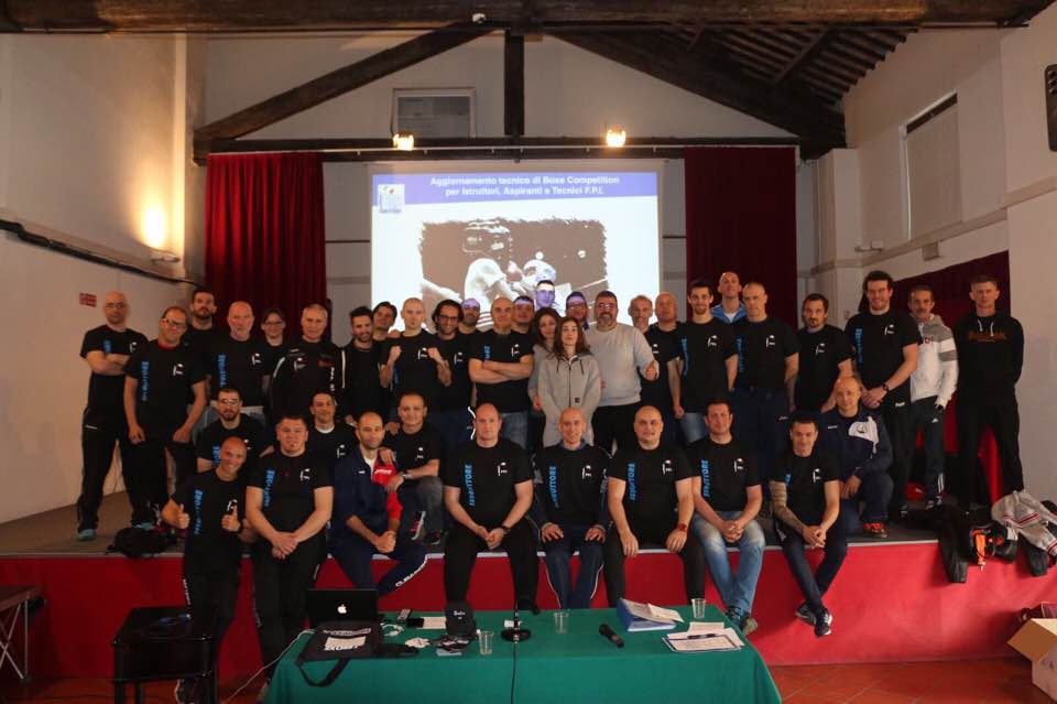 35 i partecipanti al Corso di Aggiornamento Istruttori Boxe Competition di Bovolone (VR) #GymBoxe