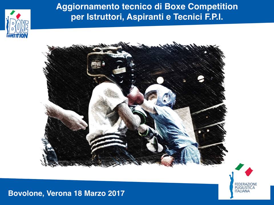 35 gli iscritti al Corso di Agg. Istruttori Boxe Competition del 18/03 a Bovolone. Il 19 Torneo Regionale per Amatori #PePugilistica