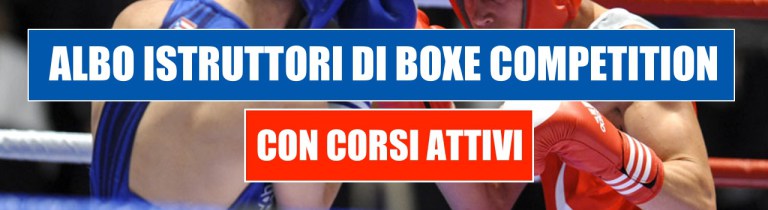  Albo Istruttori di Boxe Competition con corsi attivi #GymBoxe #BoxeCompetition