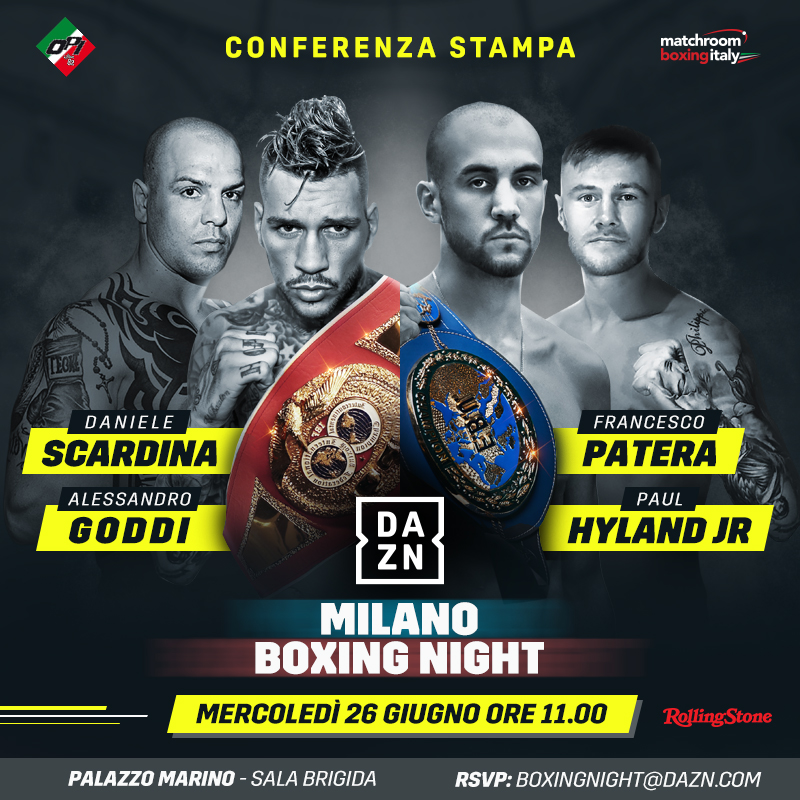 Grande boxe al Palalido: invito alla conferenza stampa del 26 giugno