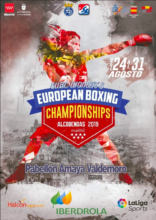 Europei elite Femminili Madrid 2019 - IL POSTER UFFICIALE #Itaboxing