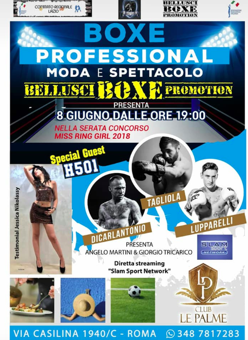 LA BELLUSCI BOXE PROMOTION  PRESENTA  I TALENTI DELLA BOXE - Stasera a Roma grande evento di Boxe e Moda 