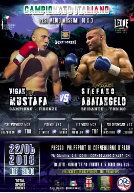 Abatangelo supera Mustafa ed è il nuovo Campione Italiano Mediomassimi #ProBoxing