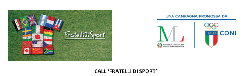 CALL ‘Fratelli di Sport’ - PER TECNICI IMPEGNATI NEL SOCIALE - DEADLINE PER ADERIRE IL 20 OTTOBRE PV