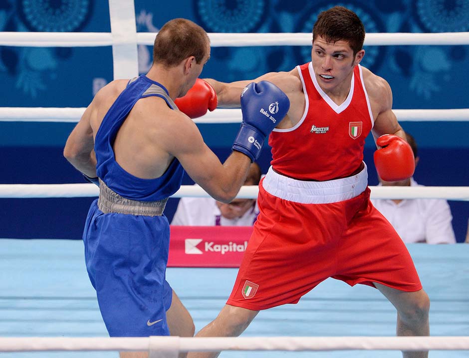 #Baku2015 #Noisiamoenergia #iocimettolafaccia - Cavallaro esce ai quarti nei 75 Kg, nel pomeriggio Manfredonia impegnato nella Semifinale 81 Kg