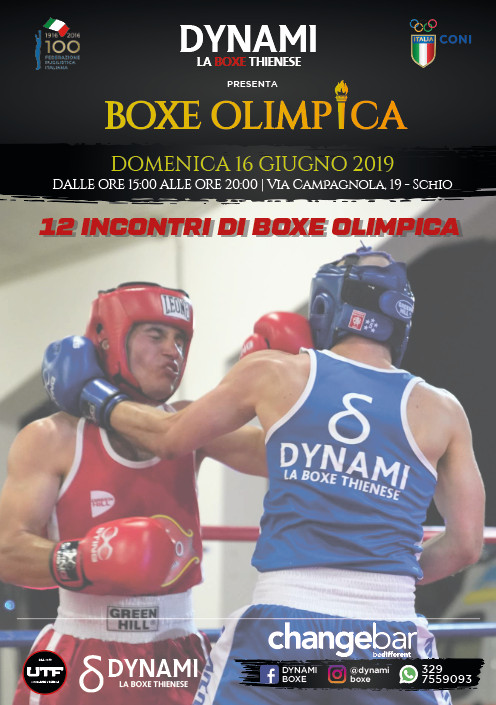 Il 16 Giugno a Schio (VI) una bella riunione di Boxe con 12 Match in programma 