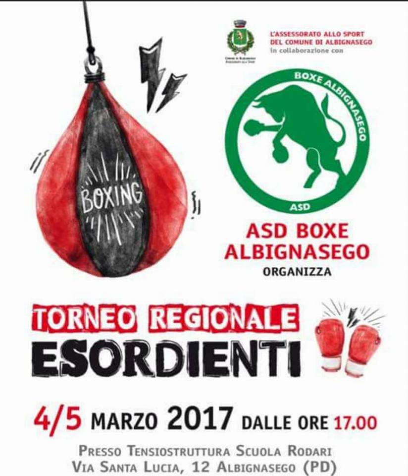 Il 4 e 5 Marzo ad Albignasego il Torneo Regionale Esordienti del CR FPI Veneto 