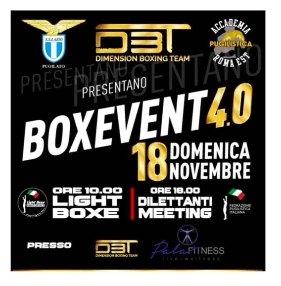 Domenica 18 Novembre grande Giornata di Boxe a Latina - BoxEvent 4.0