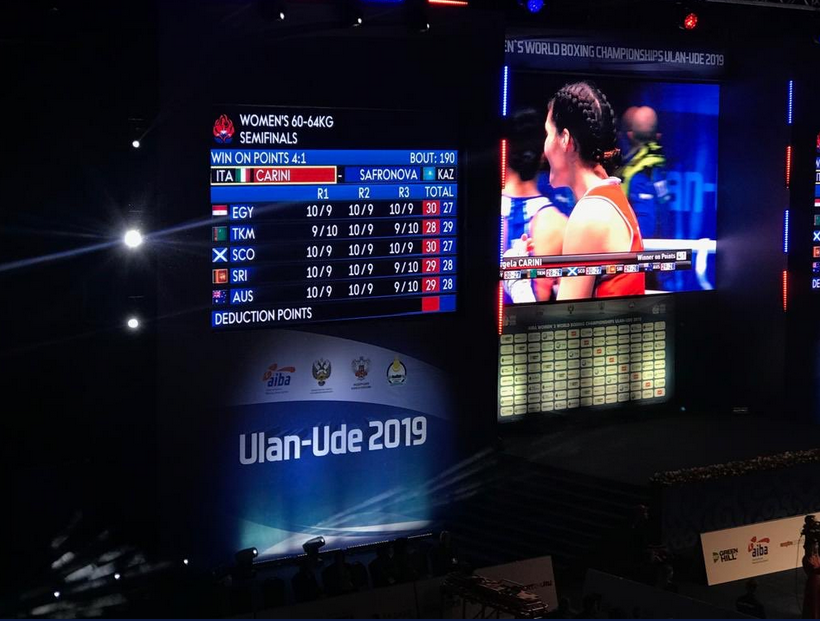 XI Mondiali Elite Femminili - Ulan Ude 2019: SEMIFINALI - ANGELA CARINI VOLA IN FINALE 64 Kg  #Itaboxing