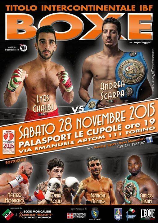 #LegaProBoxe Andrea Scarpa: “Contro Chaibi farò un grande incontro”